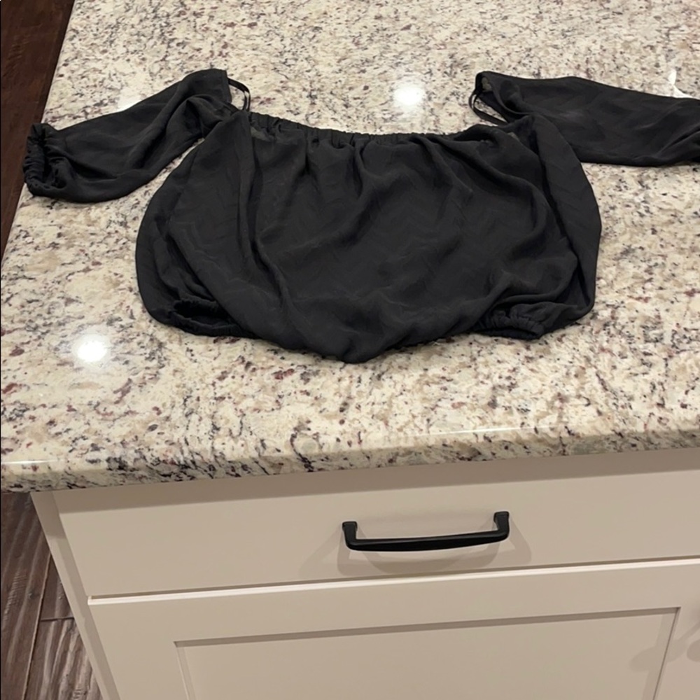 Moving sale! Bebe off the shoulder crop top blouse